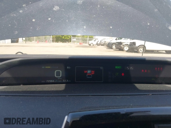 2022 Toyota Prius L Eco with VIN JTDKAMFU0N3175619, listed as a IAAI auction lot 42098135 with 72,984 mi miles and . Bid and sale history available at DreamBid. Image 7.