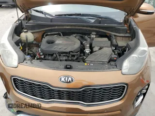 2017 Kia Sportage SX Turbo with VIN KNDPR3A66H7203597, listed as a Copart auction lot 54489895 with 121,997 mi miles and Salvage title. Bid and sale history available at DreamBid. Image 12.