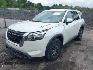 2024 Nissan Pathfinder SV with VIN 5N1DR3BC6RC240547, listed as a IAAI auction lot 42257858 with 13,465 mi miles and . Bid and sale history available at DreamBid. Image 17.