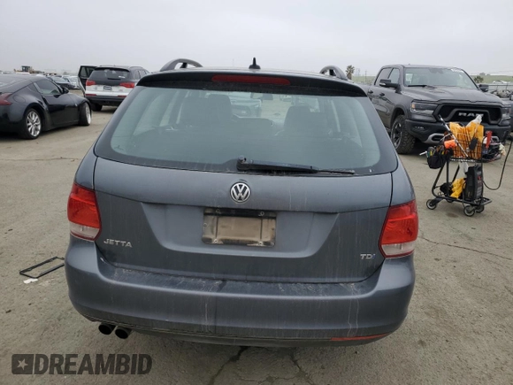 2012 Volkswagen Jetta SportWagen TDI w/Sunroof with VIN 3VWPL7AJ8CM697924, listed as a Copart auction lot 85607394 with 160,799 mi miles and Salvage Title. Bid and sale history available at carsss.com. Image 6.