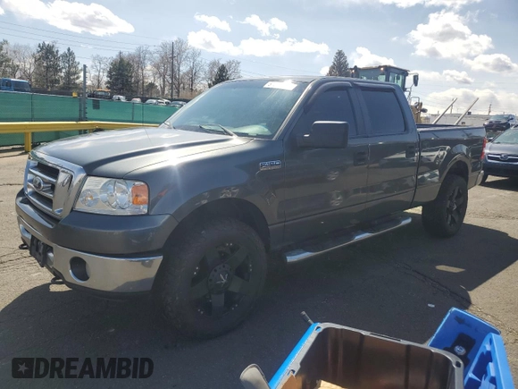 2007 Ford F-150 XLT with VIN 1FTPW14V17KC39418, listed as a Copart auction lot 51781705 with 151,304 mi miles and Salvage Title. Bid and sale history available at carsss.com. Image 1.