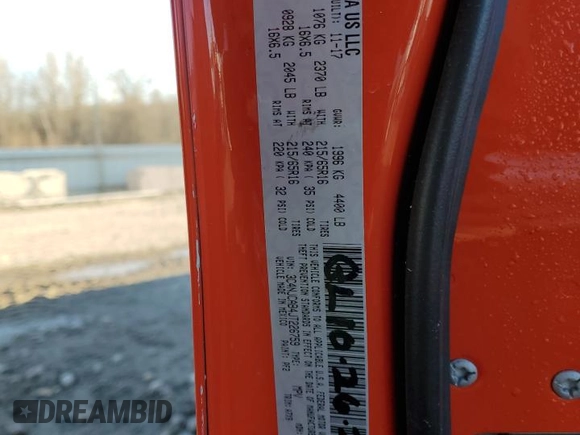 2018 Jeep Compass Sport with VIN 3C4NJCAB4JT226759, listed as a Copart auction lot 42309465 with 121,436 mi miles and Non repairable. Bid and sale history available at DreamBid. Image 12.