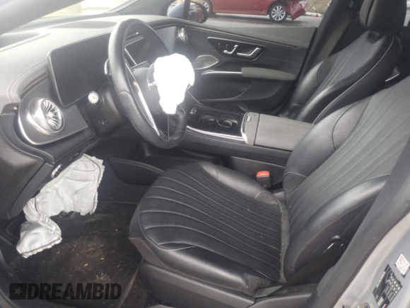 2022 Mercedes-Benz EQS with VIN W1KCG2DB6NA009227, listed as a Copart auction lot 53976294 with 0 mi miles and Salvage Title. Bid and sale history available at carsss.com. Image 7.