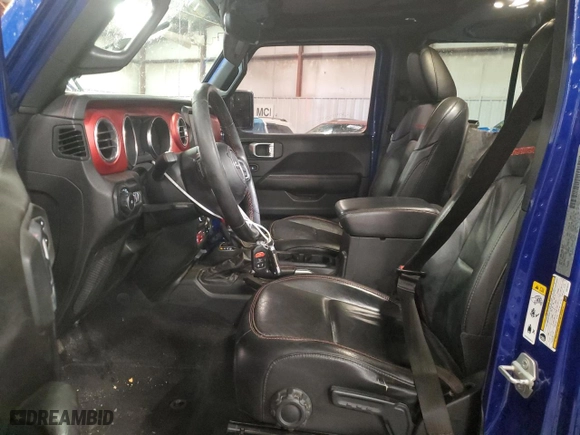 2020 Jeep Wrangler Unlimited Rubicon with VIN 1C4HJXFN8LW128791, listed as a Copart auction lot 41726915 with 88,288 mi miles and Salvage Title. Bid and sale history available at carsss.com. Image 7.