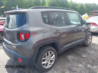 2017 Jeep Renegade Latitude with VIN ZACCJBBB2HPE49710, listed as a IAAI auction lot 42473831 with 57,114 mi miles and . Bid and sale history available at DreamBid. Image 4.