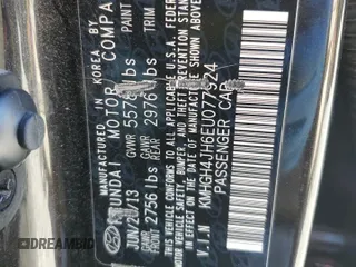 2014 Hyundai Equus Signature with VIN KMHGH4JH6EU077924, listed as a Copart auction lot 49043885 with 101,753 mi miles and Salvage Title. Bid and sale history available at DreamBid. Image 14.