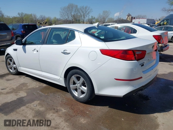 2014 Kia Optima LX with VIN 5XXGM4A7XEG282594, listed as a IAAI auction lot 41989268 with 149,332 mi miles and . Bid and sale history available at DreamBid. Image 3.