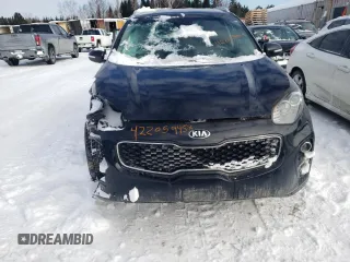 2018 Kia Sportage EX with VIN KNDPNCACXJ7315519, listed as a Copart auction lot 42205945 with 169,560 mi miles and Salvage Title. Bid and sale history available at carsss.com. Image 5.
