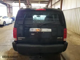 2007 Dodge Nitro SLT with VIN 1D8GU58K17W657064, listed as a Copart auction lot 53133925 with 126,106 mi miles and Salvage Title. Bid and sale history available at carsss.com. Image 6.