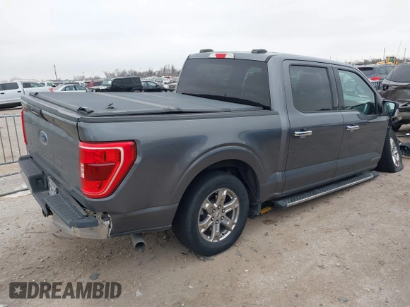 2021 Ford F-150 XL with VIN 1FTFW1CD7MFB12858, listed as a IAAI auction lot 41603603 with 42,225 mi miles and . Bid and sale history available at DreamBid. Image 4.