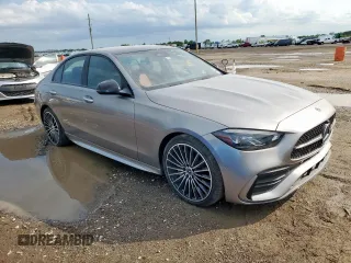 2024 Mercedes-Benz C 300 with VIN W1KAF4GB8RR164869, listed as a Copart auction lot 55631285 with 10,337 mi miles and Salvage title. Bid and sale history available at DreamBid. Image 4.