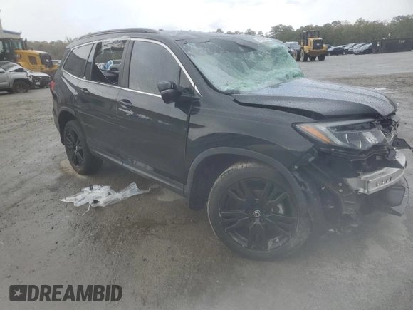 2021 Honda Pilot Special Edition with VIN 5FNYF5H26MB018689, listed as a Copart auction lot 84893534 with Not Provided miles and Non Repairable. Bid and sale history available at DreamBid. Image 4.