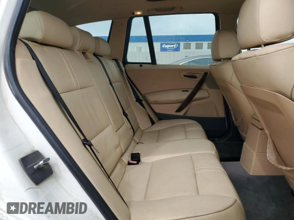 2004 BMW X3 2.5i with VIN WBXPA73424WB24749, listed as a Copart auction lot 54554075 with 166,954 mi miles and Clean Title. Bid and sale history available at DreamBid. Image 11.