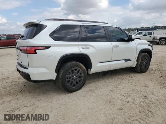 2024 Toyota Sequoia SR5 with VIN 7SVAAABA5RX021370, listed as a Copart auction lot 41857015 with 29,969 mi miles and Salvage Title. Bid and sale history available at carsss.com. Image 3.