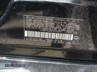 2012 Lexus IS 250 with VIN JTHBF5C28C2102557, listed as a IAAI auction lot 42139755 with 137,433 mi miles and . Bid and sale history available at DreamBid. Image 9.