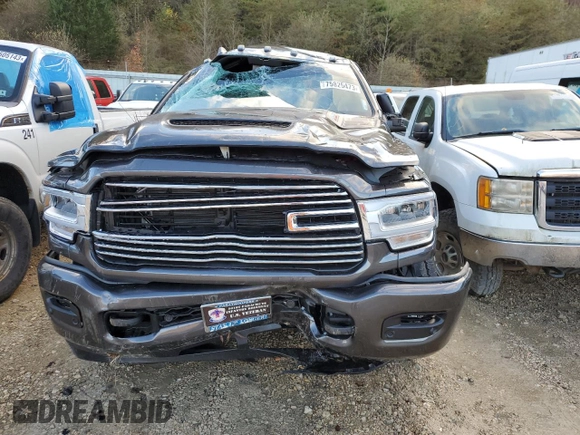 2023 Ram 2500 Laramie with VIN 3C6UR5FL0PG646741, listed as a Copart auction lot 75825473 with 4,823 mi miles and Salvage Title. Bid and sale history available at carsss.com. Image 5.