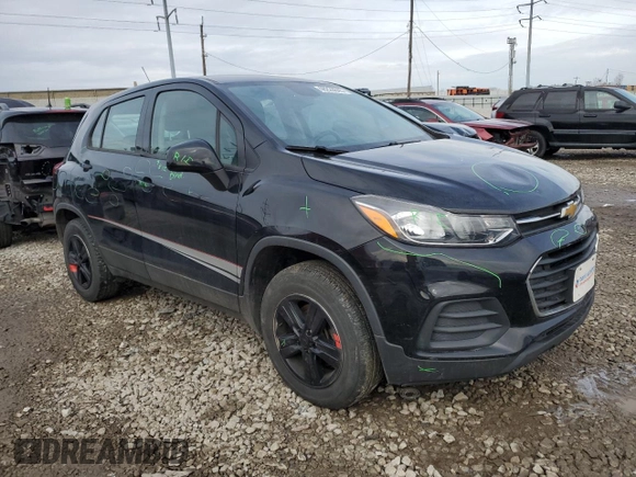 2019 Chevrolet Trax LS with VIN 3GNCJNSB9KL258763, listed as a Copart auction lot 46220845 with 106,973 mi miles and Salvage Title. Bid and sale history available at carsss.com. Image 4.