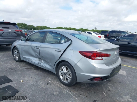 2020 Hyundai Elantra Value Edition with VIN 5NPD84LF4LH605227, listed as a IAAI auction lot 41536543 with 54,519 mi miles. Bid and sale history available at carsss.com. Image 3.