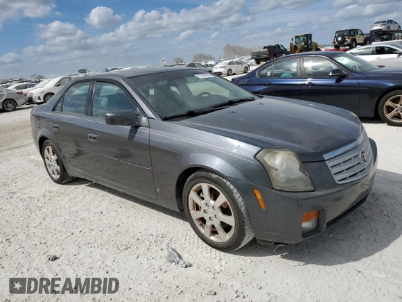 2007 Cadillac CTS with VIN 1G6DP577270136849, listed as a Copart auction lot 77026184 with 0 mi miles and Non Repairable. Bid and sale history available at carsss.com. Image 4.