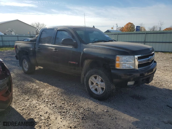 2007 Chevrolet Silverado 1500 LTZ with VIN 3GCEK13Y37G537295, listed as a Copart auction lot 77663944 with 219,291 mi miles and Clean Title. Bid and sale history available at carsss.com. Image 4.