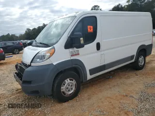 2017 Ram ProMaster Cargo with VIN 3C6TRVAG9HE534314, listed as a Copart auction lot 43087355 with 55,745 mi miles and Salvage Title. Bid and sale history available at carsss.com. Image 1.