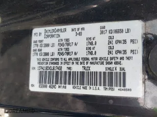 2003 Dodge Ram 1500 ST with VIN 1D7HU18DX3J617432, listed as a IAAI auction lot 41917313 with 153,409 mi miles. Bid and sale history available at carsss.com. Image 9.