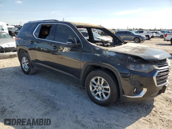 2018 Chevrolet Traverse LT Cloth with VIN 1GNERGKW2JJ151043, listed as a Copart auction lot 83310264 with Not provided miles and Non repairable. Bid and sale history available at DreamBid. Image 4.