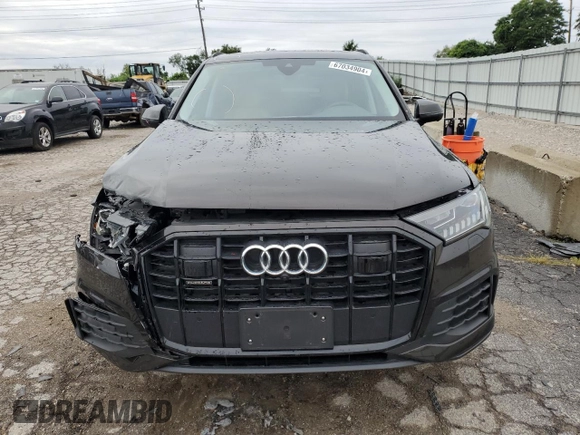2024 Audi Q7 Premium Plus with VIN WA1LCBF73RD001311, listed as a Copart auction lot 67034904 with 7,976 mi miles and Salvage Title. Bid and sale history available at carsss.com. Image 5.