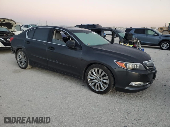 2016 Acura RLX Tech Pkg with VIN JH4KC1F52GC000193, listed as a Copart auction lot 77544644 with 182,894 mi miles and Salvage Title. Bid and sale history available at carsss.com. Image 4.