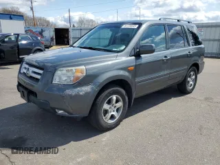2008 Honda Pilot EX-L z VIN 5FNYF18748B000671, wystawiony jako Copart lot #54125645 z przebiegiem 212 233 mil mil oraz Szkoda całkowita • Salvage title. Historia ofert i sprzedaży dostępna na DreamBid. Obrazek 1.