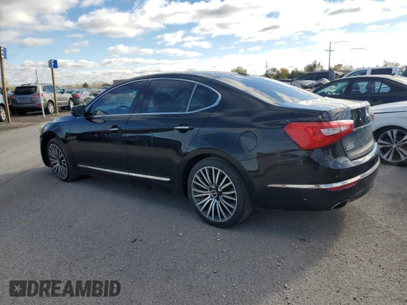 2015 Kia Cadenza Premium with VIN KNALN4D74F5176779, listed as a Copart auction lot 77789274 with 159,605 mi miles and Salvage Title. Bid and sale history available at carsss.com. Image 2.