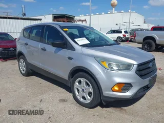 2017 Ford Escape S with VIN 1FMCU0F75HUB42950, listed as a IAAI auction lot 41830024 with 48,513 mi miles. Bid and sale history available at carsss.com. Image 1.