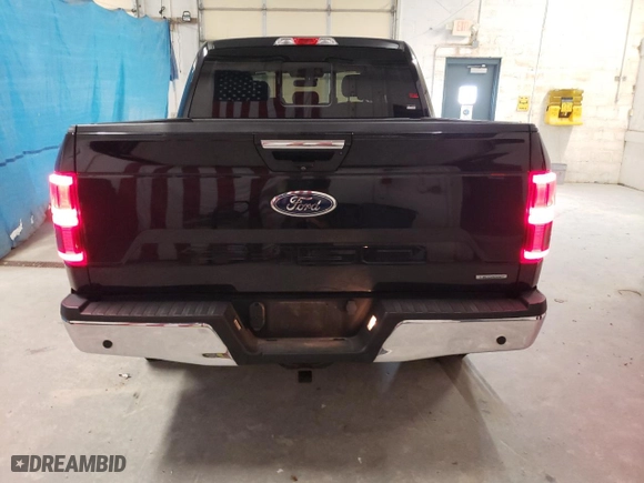 2019 Ford F-150 XL with VIN 1FTEW1E55KFC88936, listed as a Copart auction lot 49652185 with 100,374 mi miles and Clean Title. Bid and sale history available at carsss.com. Image 6.