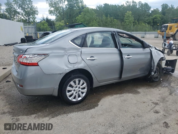 2014 Nissan Sentra SV with VIN 3N1AB7AP5EL676671, listed as a Copart auction lot 57861945 with 128,872 mi miles and Non repairable. Bid and sale history available at DreamBid. Image 3.