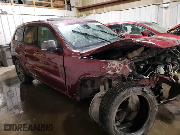 2021 Jeep Grand Cherokee Limited z VIN 1C4RJFBG7MC620544, wystawiony jako Copart lot #49557045 z przebiegiem 59 413 mil mil oraz Szkoda całkowita • Salvage title. Historia ofert i sprzedaży dostępna na DreamBid. Obrazek 4.