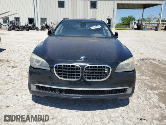 2009 BMW 7 Series 750Li with VIN WBAKB83599CY57659, listed as a Copart auction lot 55049645 with Not Provided miles and Clean Title. Bid and sale history available at DreamBid. Image 5.