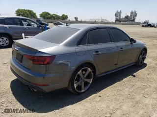 2019 Audi S4 Premium Plus with VIN WAUB4AF40KA068080, listed as a Copart auction lot 57532843 with 33,826 mi miles. Bid and sale history available at carsss.com. Image 3.