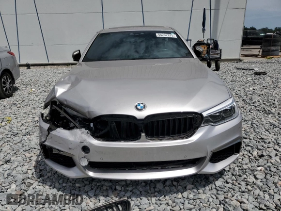 2019 BMW 5 Series M550i xDrive with VIN WBAJB9C53KB464902, listed as a Copart auction lot 54252875 with 45,157 mi miles and Salvage title. Bid and sale history available at DreamBid. Image 5.