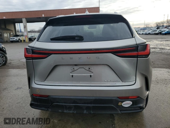 2022 Lexus NX with VIN 2T2AKCEZ2NC002882, listed as a Copart auction lot 43757475 with 48,299 mi miles and Salvage Title. Bid and sale history available at carsss.com. Image 6.