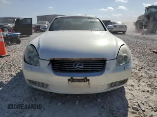 2002 Lexus SC 430 with VIN JTHFN48Y920003543, listed as a Copart auction lot 53055855 with 110,847 mi miles and Clean title. Bid and sale history available at DreamBid. Image 5.