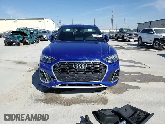 2021 Audi Q5 Premium Plus with VIN WA1E2AFY8M2029978, listed as a Copart auction lot 77748144 with 0 mi miles and Clean Title. Bid and sale history available at carsss.com. Image 15.