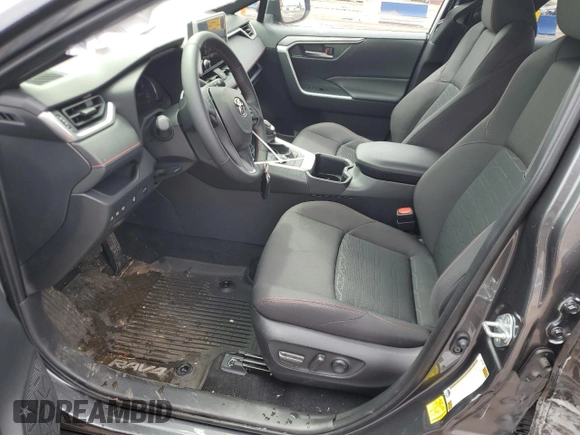 2025 Toyota RAV4 SE with VIN JTMAB3FV9SD242221, listed as a Copart auction lot 59388505 with 2,089 mi miles and Salvage title. Bid and sale history available at DreamBid. Image 7.