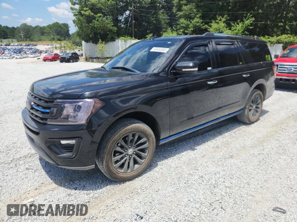2020 Ford Expedition Max Limited with VIN 1FMJK1KTXLEA20156, listed as a Copart auction lot 63482085 with 252,801 mi miles and Clean title. Bid and sale history available at DreamBid. Image 1.