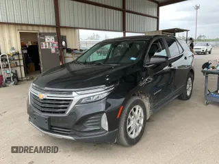 2022 Chevrolet Equinox LT z VIN 2GNAXJEV8N6111508, wystawiony jako IAAI lot #42146115 z przebiegiem 112 387 mil mil oraz . Historia ofert i sprzedaży dostępna na DreamBid. Obrazek 1.