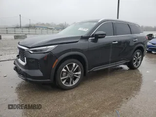 2023 Infiniti QX60 Luxe z VIN 5N1DL1FS9PC356071, wystawiony jako Copart lot #51439755 z przebiegiem 31 184 mil mil oraz Szkoda całkowita • Salvage title. Historia ofert i sprzedaży dostępna na DreamBid. Obrazek 1.