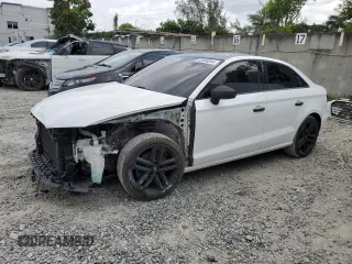 2017 Audi A3 Sedan Premium with VIN WAUAUGFF0H1040546, listed as a Copart auction lot 53949544 with 108,332 mi miles. Bid and sale history available at carsss.com. Image 1.