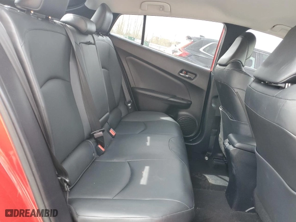 2019 Toyota Prius LE with VIN JTDL9RFU9K3011646, listed as a Copart auction lot 51190575 with 55,982 mi miles and Salvage Title. Bid and sale history available at carsss.com. Image 10.
