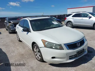 2008 Honda Accord EX-L z VIN 1HGCP36848A083642, wystawiony jako IAAI lot #42209153 z przebiegiem 257 112 mil mil oraz . Historia ofert i sprzedaży dostępna na DreamBid. Obrazek 1.