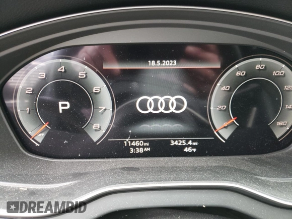 2022 Audi SQ5 Premium Plus with VIN WA1B4AFY6N2029833, listed as a Copart auction lot 52646383 with 11,460 mi miles. Bid and sale history available at carsss.com. Image 9.