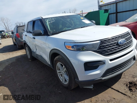 2024 Ford Explorer with VIN 1FMSK7BH4RGA25692, listed as a IAAI auction lot 41668390 with 13,706 mi miles. Bid and sale history available at carsss.com. Image 1.
